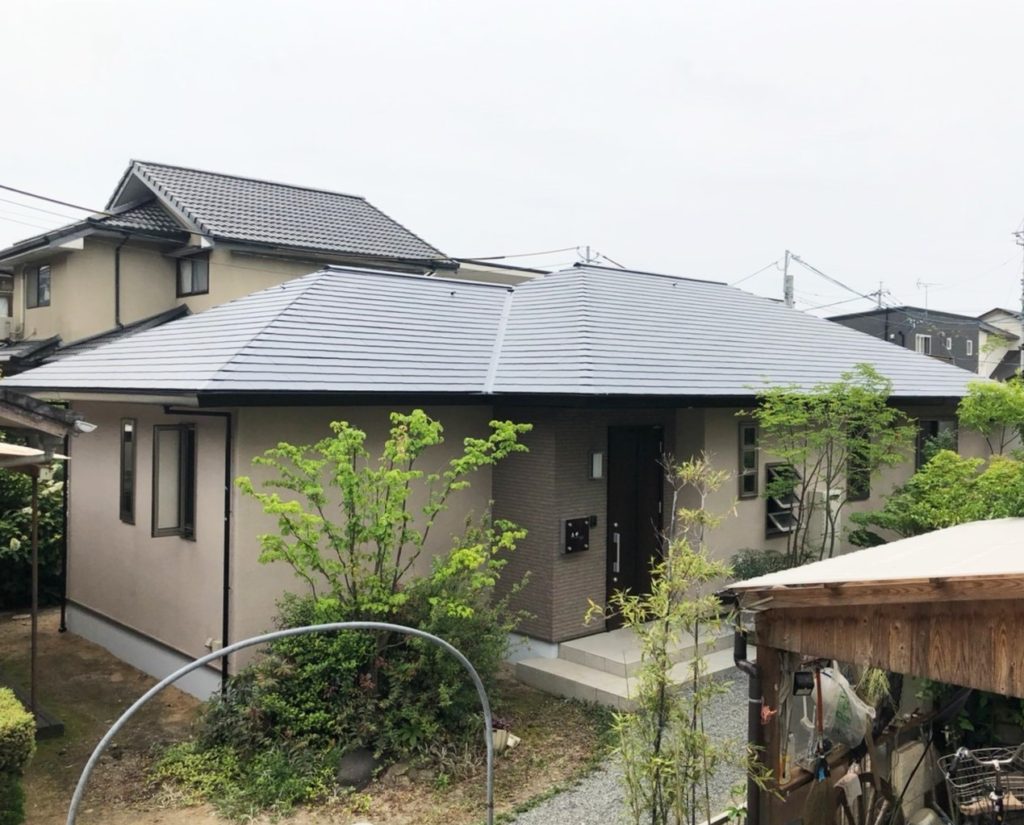 熊本市北区　Ｄ様邸　屋根壁完工(7)